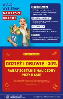 Aldi - gazetka promocyjna Warszawa, Dworzec Zachodni: WIELKIE OTWARCIE już w ŚRODĘ: 18.02! od środy 18.02 do piątku 20.02 - strona 6