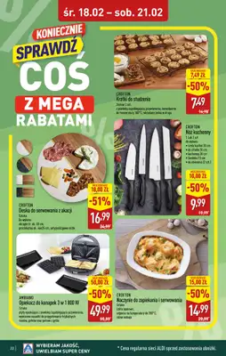 Aldi - gazetka promocyjna Warszawa, Dworzec Zachodni: WIELKIE OTWARCIE już w ŚRODĘ: 18.02! od środy 18.02 do piątku 20.02 - strona 20