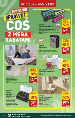 Aldi - gazetka promocyjna Warszawa, Dworzec Zachodni: WIELKIE OTWARCIE już w ŚRODĘ: 18.02! od środy 18.02 do piątku 20.02 - strona 22