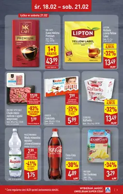 Aldi - gazetka promocyjna Warszawa, Dworzec Zachodni: WIELKIE OTWARCIE już w ŚRODĘ: 18.02! od środy 18.02 do piątku 20.02 - strona 3