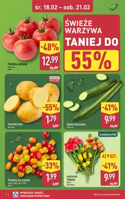 Aldi - gazetka promocyjna Warszawa, Dworzec Zachodni: WIELKIE OTWARCIE już w ŚRODĘ: 18.02! od środy 18.02 do piątku 20.02 - strona 4