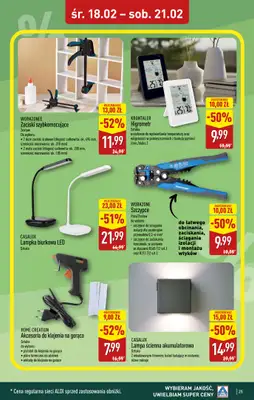 Aldi - gazetka promocyjna Warszawa, Dworzec Zachodni: WIELKIE OTWARCIE już w ŚRODĘ: 18.02! od środy 18.02 do piątku 20.02 - strona 23