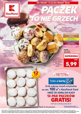 Kaufland - gazetka promocyjna Oferta Kaufland - Pączki od środy 11.02 do środy 18.02