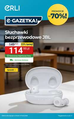 ERLI - gazetka promocyjna Top gadżety, kuchenne AGD i sprzęt sportowy! od środy 11.02 do niedzieli 15.02