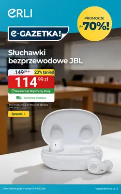 ERLI - gazetka promocyjna Top gadżety, kuchenne AGD i sprzęt sportowy! od środy 11.02 do niedzieli 15.02