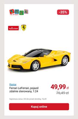 Ferrari LeFerrari, pojazd zdalnie sterowany, 1:24