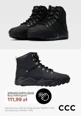 CCC - gazetka promocyjna Buty TREKKINGOWE - promocje od wtorku 10.02  - strona 9