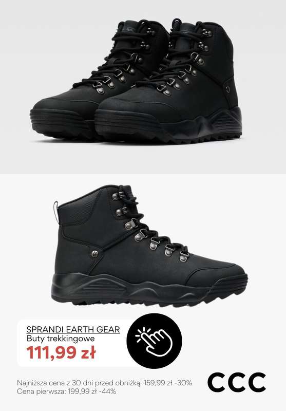 CCC - gazetka promocyjna Buty TREKKINGOWE - promocje od wtorku 10.02  - strona 9