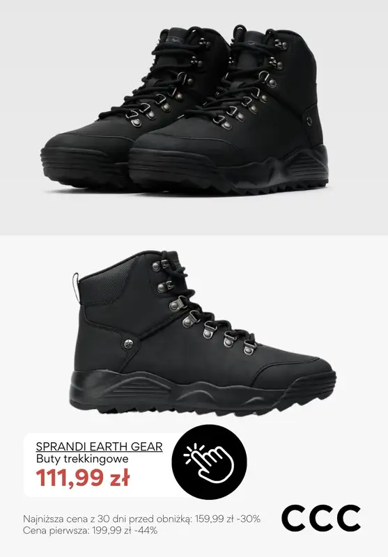 CCC - gazetka promocyjna Buty TREKKINGOWE - promocje od wtorku 10.02  - strona 9