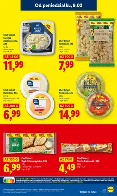Lidl - gazetka promocyjna Oferta od poniedziałku od poniedziałku 09.02 do środy 11.02 - strona 31