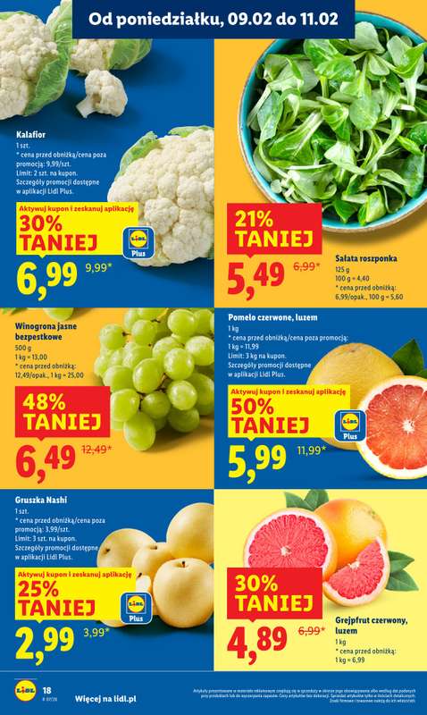 Lidl - gazetka promocyjna Oferta od poniedziałku od poniedziałku 09.02 do środy 11.02 - strona 18