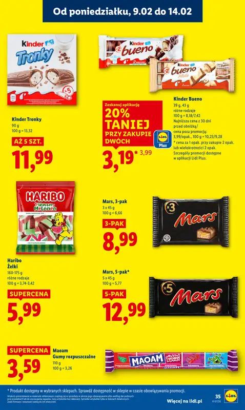 Lidl - gazetka promocyjna Oferta od poniedziałku od poniedziałku 09.02 do środy 11.02 - strona 35