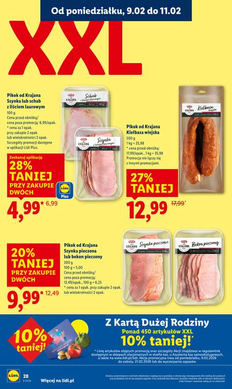 Lidl - gazetka promocyjna Oferta od poniedziałku od poniedziałku 09.02 do środy 11.02 - strona 28