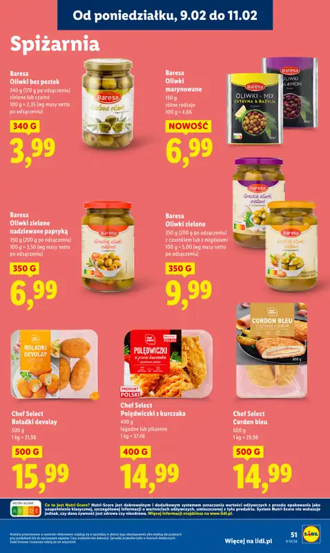 Lidl - gazetka promocyjna Oferta od poniedziałku od poniedziałku 09.02 do środy 11.02 - strona 51