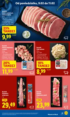 Lidl - gazetka promocyjna Oferta od poniedziałku od poniedziałku 09.02 do środy 11.02 - strona 49