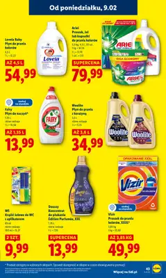Lidl - gazetka promocyjna Oferta od poniedziałku od poniedziałku 09.02 do środy 11.02 - strona 43