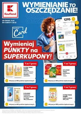 Kaufland - gazetka promocyjna Oferta Kaufland - KUPONY od środy 11.02 do soboty 28.02