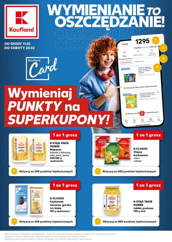 Kaufland - gazetka promocyjna Oferta Kaufland - KUPONY od środy 11.02 do soboty 28.02