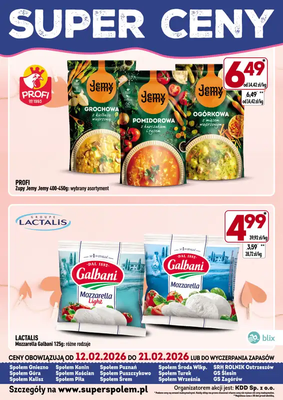 Społem - Blisko i Korzystnie - gazetka promocyjna Super ceny! od czwartku 12.02 do soboty 21.02 - strona 2