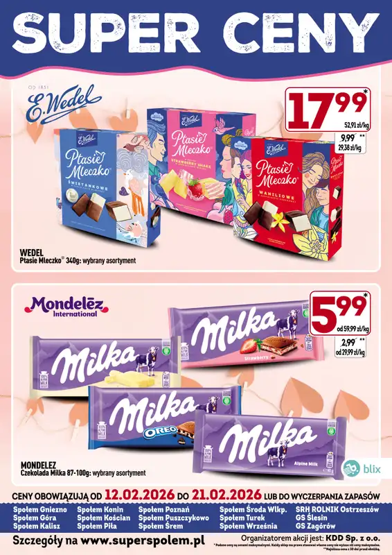 Społem - Blisko i Korzystnie - gazetka promocyjna Super ceny! od czwartku 12.02 do soboty 21.02 - strona 3