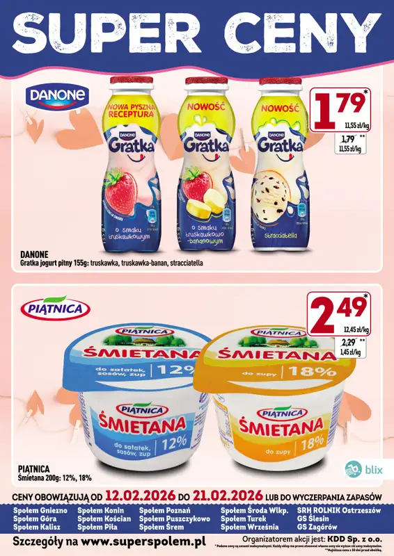 Społem - Blisko i Korzystnie - gazetka promocyjna Super ceny! od czwartku 12.02 do soboty 21.02 - strona 4