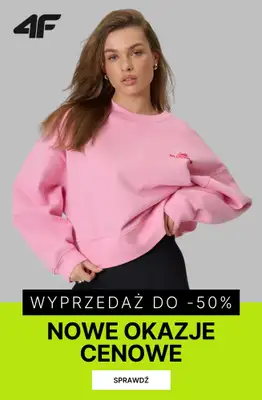 4F - gazetka promocyjna Final Sale do -50% | Nowe okazje cenowe! od wtorku 10.02 