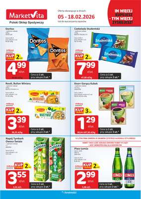 Marketvita - gazetka promocyjna Wielopaki od wtorku 10.02 do środy 18.02