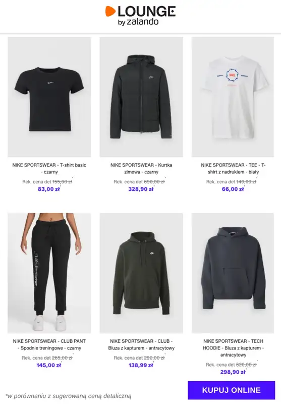 Lounge by Zalando - gazetka promocyjna Specjalne okazje: Nike Sportswear - Odzież od wtorku 10.02 do piątku 13.02 - strona 5