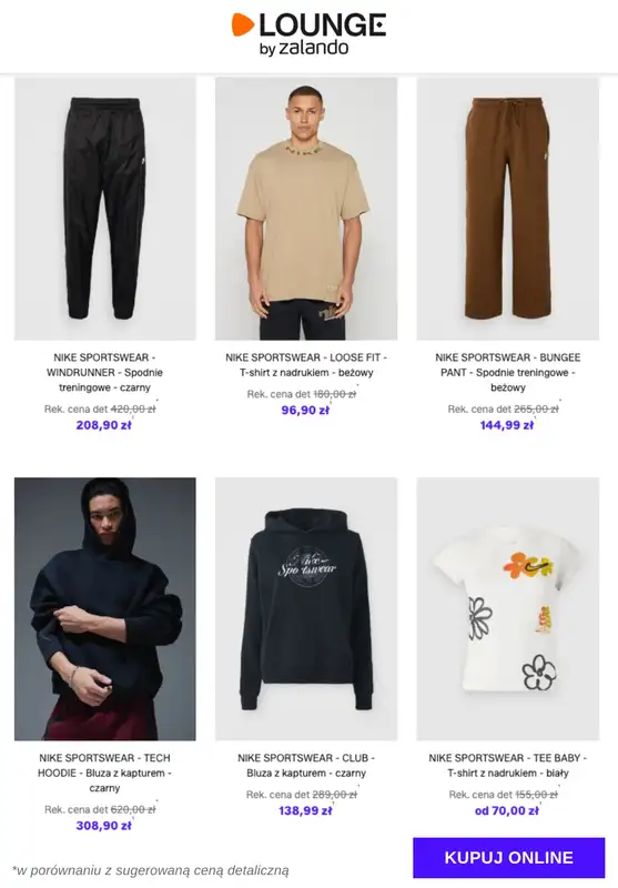 Lounge by Zalando - gazetka promocyjna Specjalne okazje: Nike Sportswear - Odzież od wtorku 10.02 do piątku 13.02 - strona 6