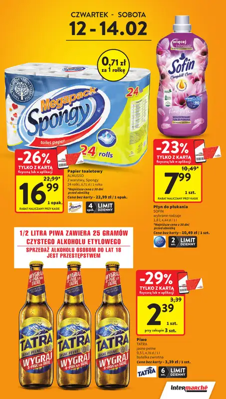 Intermarche - gazetka promocyjna Gazetka od czwartku 12.02 do środy 18.02 - strona 7