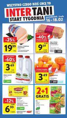 Intermarche - gazetka promocyjna Intertani start tygodnia od poniedziałku 16.02 do środy 18.02 - strona 2