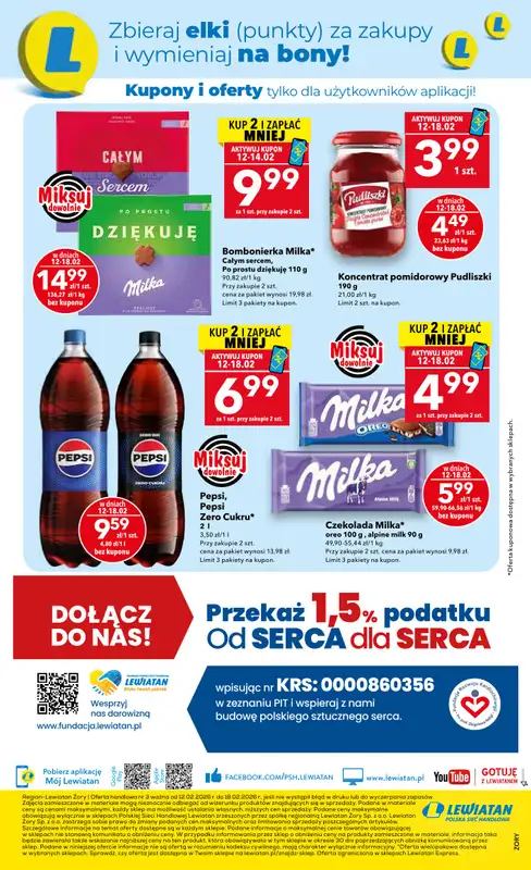 LEWIATAN - gazetka promocyjna Mamy TO w Lewiatanie – Żory od czwartku 12.02 do środy 18.02 - strona 12