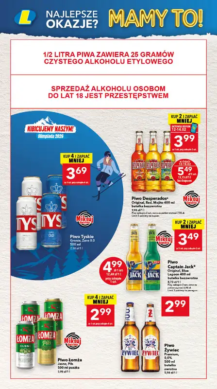 LEWIATAN - gazetka promocyjna Mamy TO w Lewiatanie – Olsztyn od czwartku 12.02 do środy 18.02 - strona 14