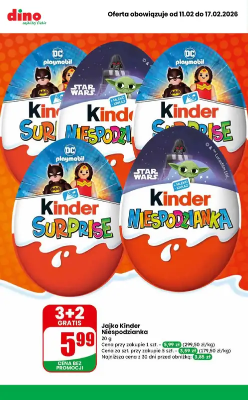 Dino - gazetka promocyjna MEGA promocje! od środy 11.02 do wtorku 17.02 - strona 2