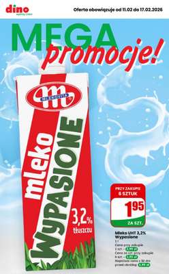 Dino - gazetka promocyjna MEGA promocje! od środy 11.02 do wtorku 17.02