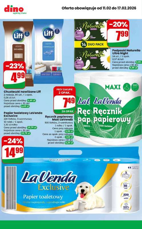 Dino - gazetka promocyjna MEGA promocje! od środy 11.02 do wtorku 17.02 - strona 10