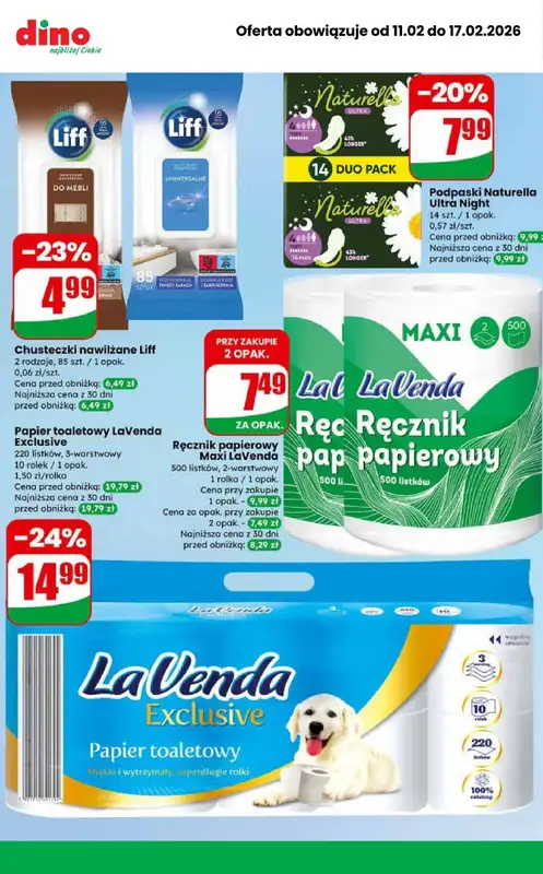 Dino - gazetka promocyjna MEGA promocje! od środy 11.02 do wtorku 17.02 - strona 10
