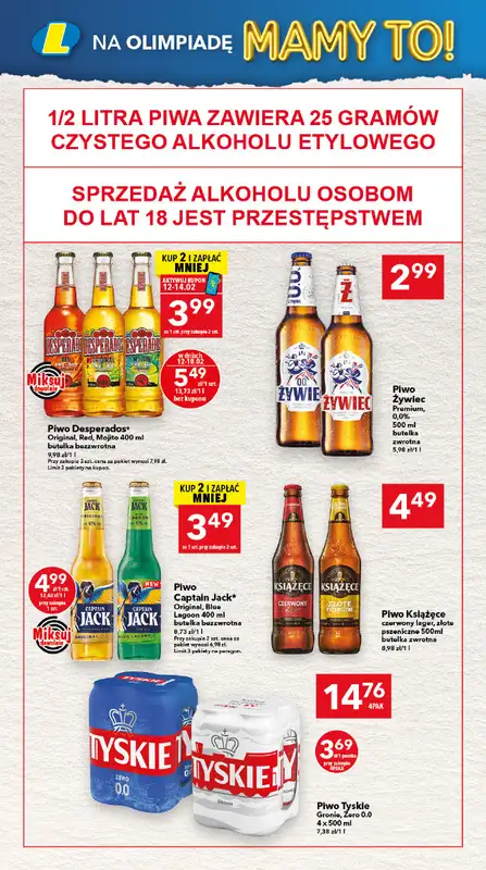 LEWIATAN - gazetka promocyjna Mamy TO w Lewiatanie – woj. podkarpackie od czwartku 12.02 do środy 18.02 - strona 14