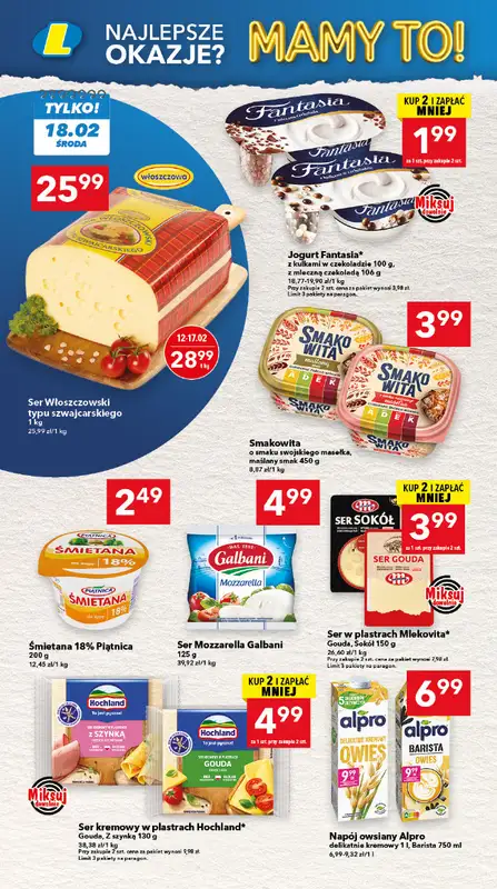LEWIATAN - gazetka promocyjna Mamy TO w Lewiatanie! - woj. lubelskie od czwartku 12.02 do środy 18.02 - strona 4