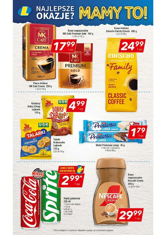 LEWIATAN - gazetka promocyjna Mamy TO w Lewiatanie – woj. małopolskie od czwartku 12.02 do środy 18.02 - strona 10