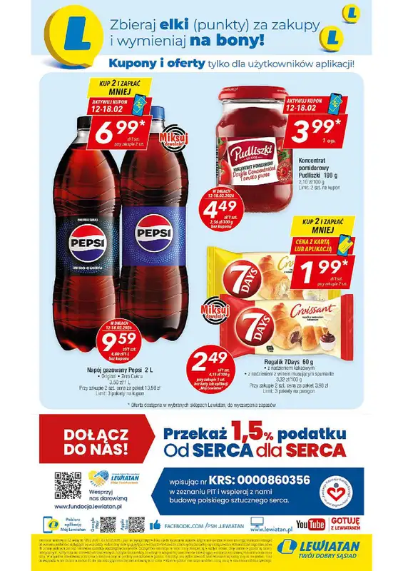 LEWIATAN - gazetka promocyjna Mamy TO w Lewiatanie – woj. małopolskie od czwartku 12.02 do środy 18.02 - strona 16