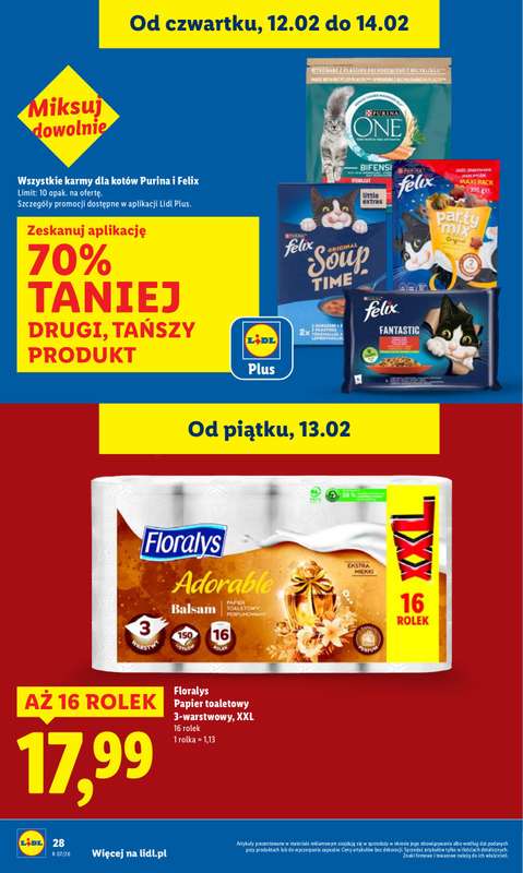 Lidl - gazetka promocyjna Oferta od czwartku od czwartku 12.02 do soboty 14.02 - strona 28