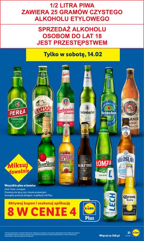 Lidl - gazetka promocyjna Oferta od czwartku od czwartku 12.02 do soboty 14.02 - strona 21