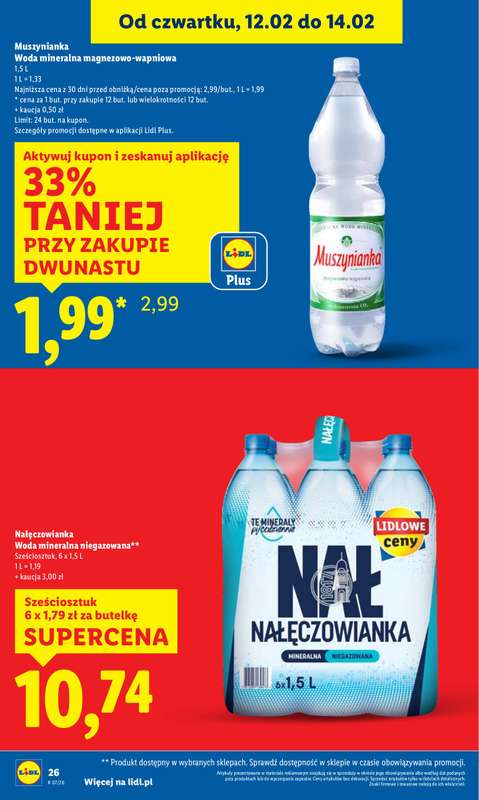 Lidl - gazetka promocyjna Oferta od czwartku od czwartku 12.02 do soboty 14.02 - strona 26