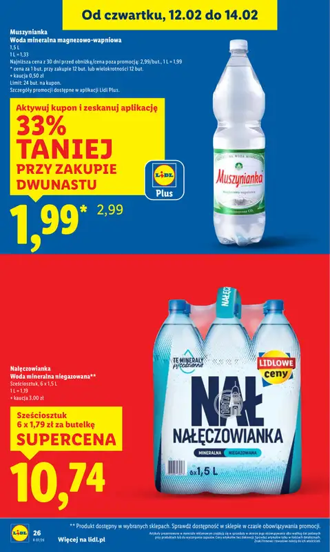 Lidl - gazetka promocyjna Oferta od czwartku od czwartku 12.02 do soboty 14.02 - strona 26