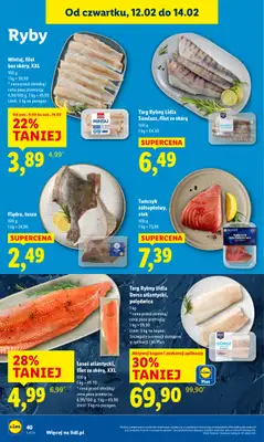 Lidl - gazetka promocyjna Oferta od czwartku od czwartku 12.02 do soboty 14.02 - strona 40