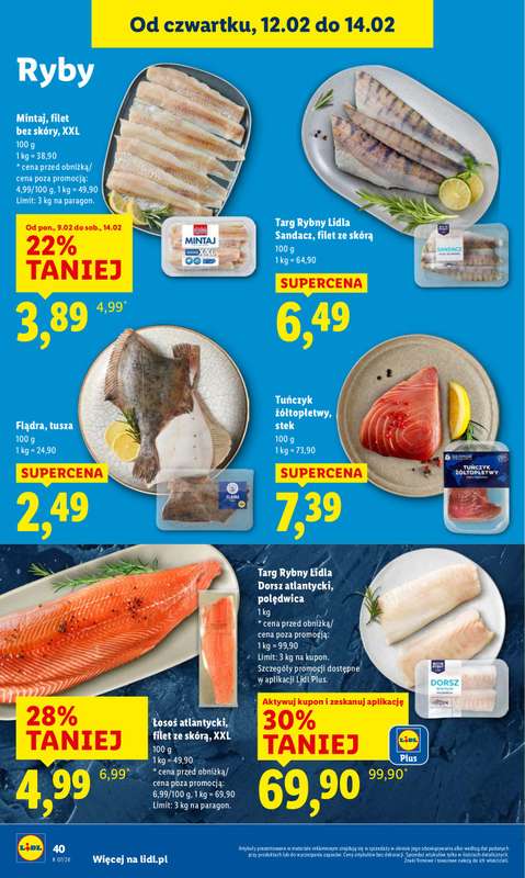 Lidl - gazetka promocyjna Oferta od czwartku od czwartku 12.02 do soboty 14.02 - strona 40