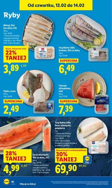 Lidl - gazetka promocyjna Oferta od czwartku od czwartku 12.02 do soboty 14.02 - strona 40