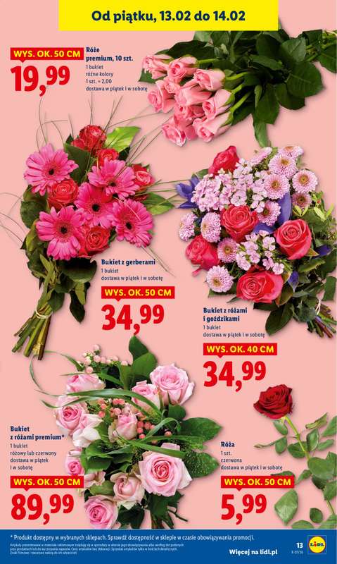 Lidl - gazetka promocyjna Oferta od czwartku od czwartku 12.02 do soboty 14.02 - strona 13