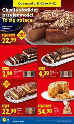Lidl - gazetka promocyjna Oferta od czwartku od czwartku 12.02 do soboty 14.02 - strona 50